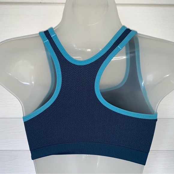 Patagonia Navy Blue Sports Bra with Racerback Design - Picture 4 of 6